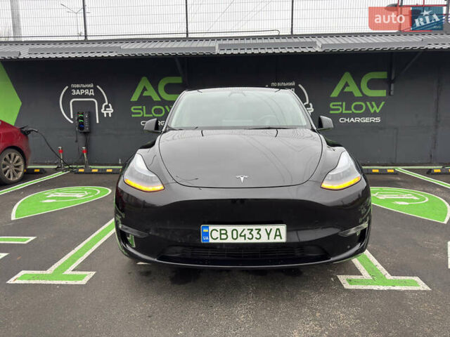 Черный Тесла Model Y, объемом двигателя 0 л и пробегом 35 тыс. км за 38000 $, фото 1 на Automoto.ua