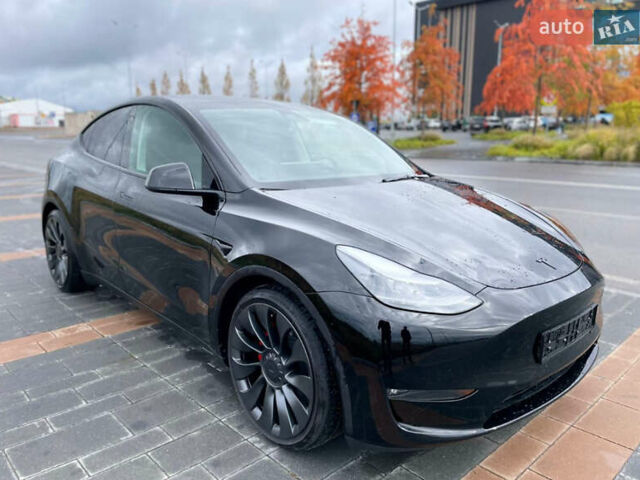 Черный Тесла Model Y, объемом двигателя 0 л и пробегом 16 тыс. км за 29200 $, фото 1 на Automoto.ua