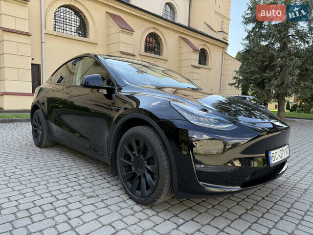 Черный Тесла Model Y, объемом двигателя 0 л и пробегом 58 тыс. км за 27500 $, фото 1 на Automoto.ua