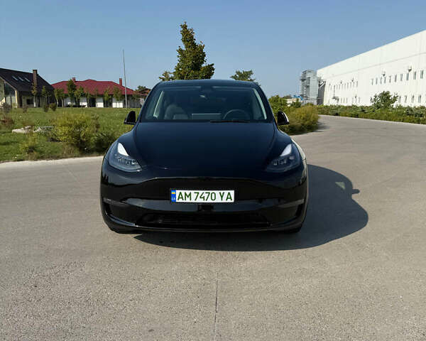 Черный Тесла Model Y, объемом двигателя 0 л и пробегом 22 тыс. км за 26500 $, фото 1 на Automoto.ua