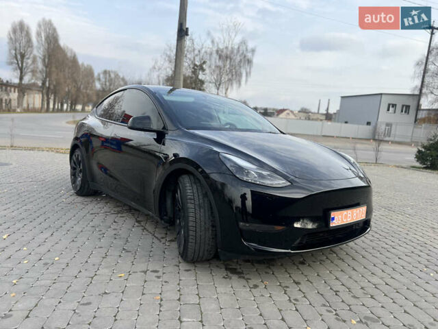 Черный Тесла Model Y, объемом двигателя 0 л и пробегом 25 тыс. км за 31500 $, фото 1 на Automoto.ua