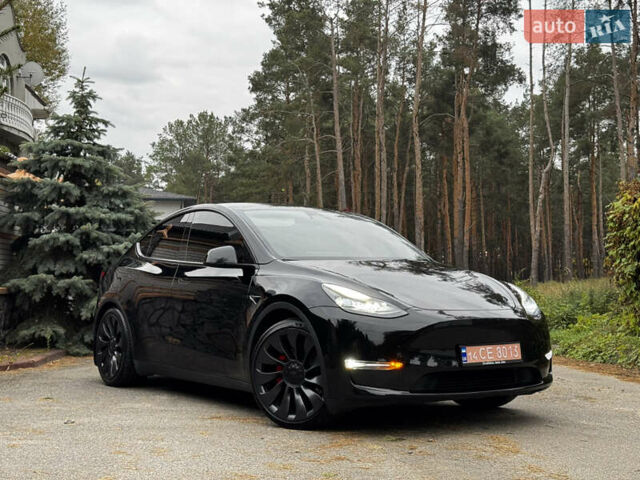 Чорний Тесла Model Y, об'ємом двигуна 0 л та пробігом 56 тис. км за 28700 $, фото 1 на Automoto.ua
