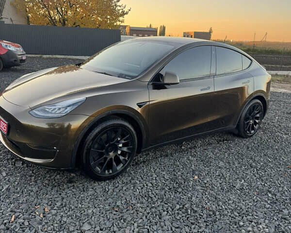 Коричневый Тесла Model Y, объемом двигателя 0 л и пробегом 84 тыс. км за 24990 $, фото 1 на Automoto.ua