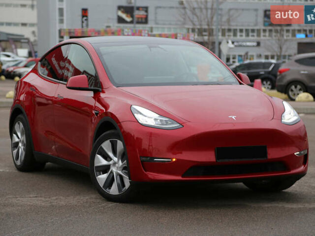 Красный Тесла Model Y, объемом двигателя 0 л и пробегом 52 тыс. км за 22700 $, фото 1 на Automoto.ua
