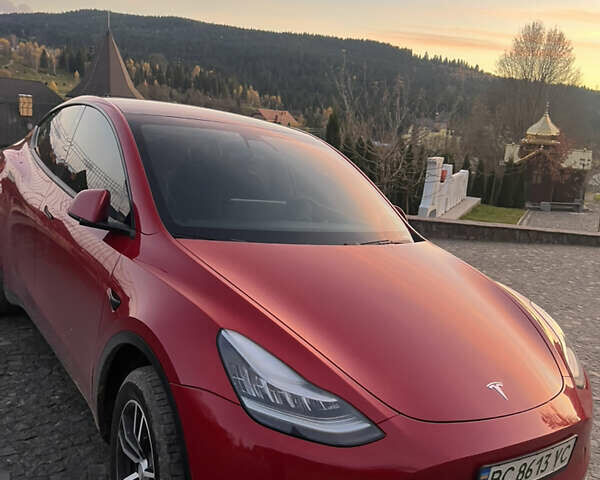Красный Тесла Model Y, объемом двигателя 0 л и пробегом 98 тыс. км за 24000 $, фото 1 на Automoto.ua