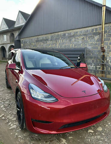 Червоний Тесла Model Y, об'ємом двигуна 0 л та пробігом 89 тис. км за 24999 $, фото 1 на Automoto.ua