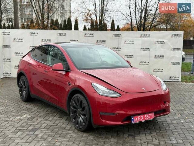 Червоний Тесла Model Y, об'ємом двигуна 0 л та пробігом 230 тис. км за 16200 $, фото 1 на Automoto.ua