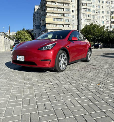 Красный Тесла Model Y, объемом двигателя 0 л и пробегом 60 тыс. км за 21200 $, фото 1 на Automoto.ua
