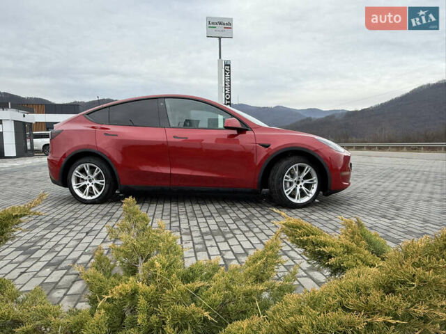 Красный Тесла Model Y, объемом двигателя 0 л и пробегом 80 тыс. км за 21500 $, фото 1 на Automoto.ua