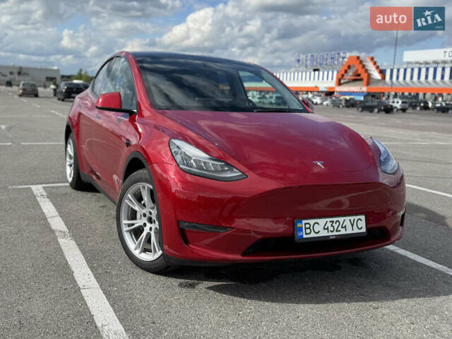 Червоний Тесла Model Y, об'ємом двигуна 0 л та пробігом 60 тис. км за 28500 $, фото 1 на Automoto.ua