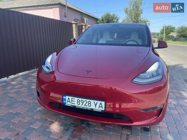 Красный Тесла Model Y, объемом двигателя 0 л и пробегом 81 тыс. км за 27500 $, фото 1 на Automoto.ua
