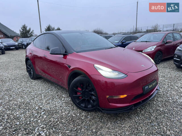 Красный Тесла Model Y, объемом двигателя 0 л и пробегом 85 тыс. км за 23500 $, фото 1 на Automoto.ua