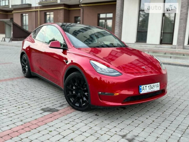 Червоний Тесла Model Y, об'ємом двигуна 0 л та пробігом 38 тис. км за 35500 $, фото 1 на Automoto.ua