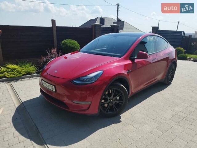 Красный Тесла Model Y, объемом двигателя 0 л и пробегом 102 тыс. км за 22500 $, фото 1 на Automoto.ua