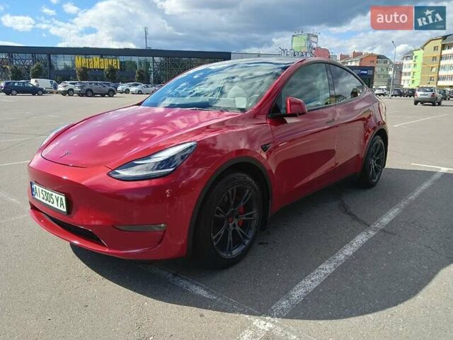 Красный Тесла Model Y, объемом двигателя 0 л и пробегом 70 тыс. км за 24500 $, фото 1 на Automoto.ua
