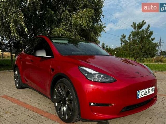 Красный Тесла Model Y, объемом двигателя 0 л и пробегом 191 тыс. км за 21700 $, фото 1 на Automoto.ua