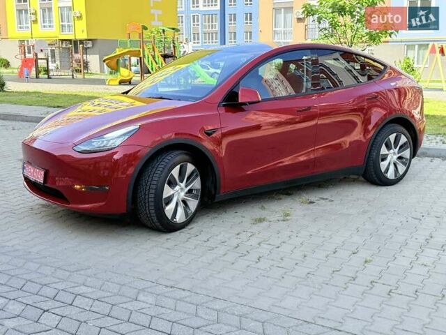 Червоний Тесла Model Y, об'ємом двигуна 0 л та пробігом 62 тис. км за 24300 $, фото 1 на Automoto.ua