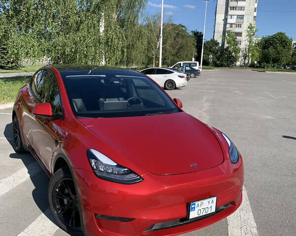 Красный Тесла Model Y, объемом двигателя 0 л и пробегом 59 тыс. км за 28900 $, фото 1 на Automoto.ua