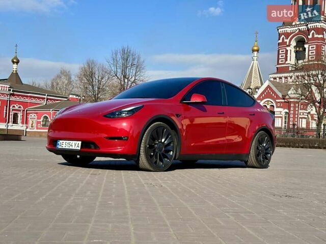 Червоний Тесла Model Y, об'ємом двигуна 0 л та пробігом 9 тис. км за 43000 $, фото 1 на Automoto.ua