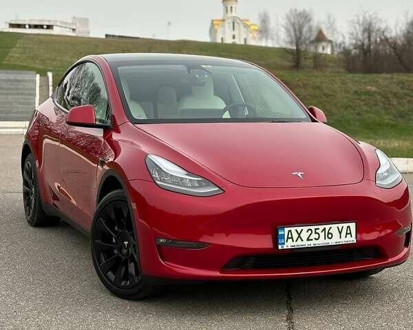 Червоний Тесла Model Y, об'ємом двигуна 0 л та пробігом 12 тис. км за 35300 $, фото 1 на Automoto.ua