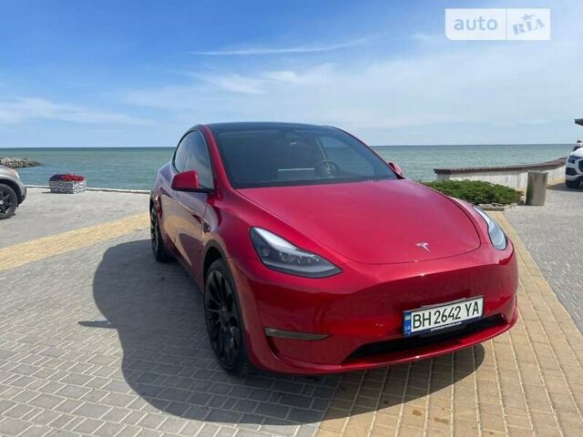 Червоний Тесла Model Y, об'ємом двигуна 0 л та пробігом 9 тис. км за 45700 $, фото 1 на Automoto.ua