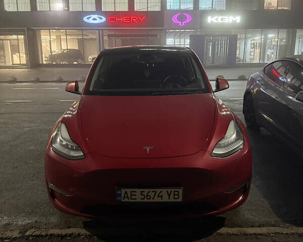 Червоний Тесла Model Y, об'ємом двигуна 0 л та пробігом 51 тис. км за 28500 $, фото 1 на Automoto.ua