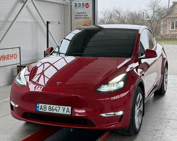 Червоний Тесла Model Y, об'ємом двигуна 0 л та пробігом 43 тис. км за 29500 $, фото 1 на Automoto.ua