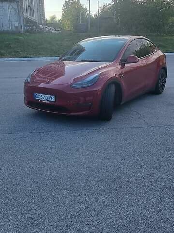 Красный Тесла Model Y, объемом двигателя 0 л и пробегом 107 тыс. км за 26000 $, фото 1 на Automoto.ua