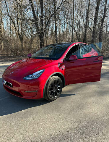 Червоний Тесла Model Y, об'ємом двигуна 0 л та пробігом 40 тис. км за 35500 $, фото 1 на Automoto.ua