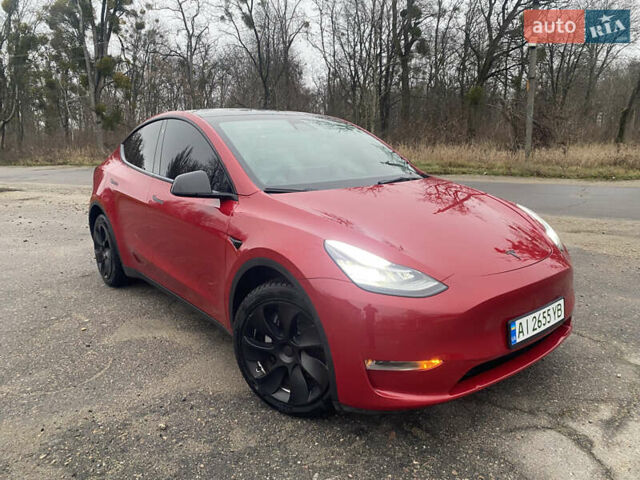 Красный Тесла Model Y, объемом двигателя 0 л и пробегом 70 тыс. км за 27300 $, фото 1 на Automoto.ua
