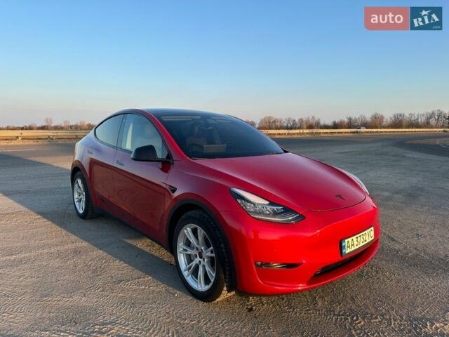 Червоний Тесла Model Y, об'ємом двигуна 0 л та пробігом 38 тис. км за 23500 $, фото 1 на Automoto.ua