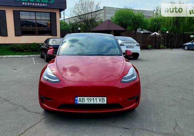 Червоний Тесла Model Y, об'ємом двигуна 0 л та пробігом 28 тис. км за 37900 $, фото 1 на Automoto.ua