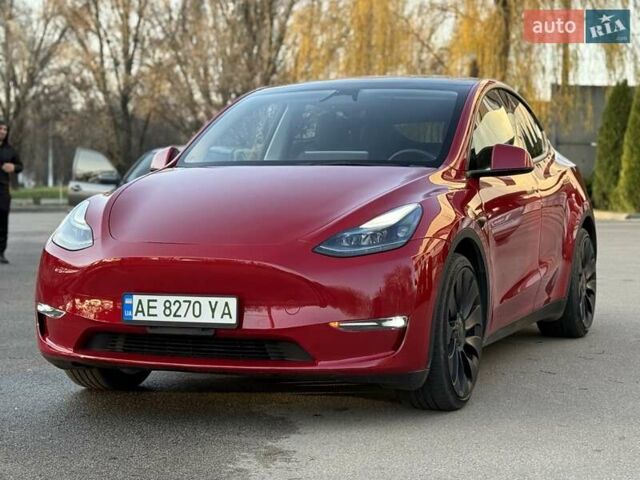 Червоний Тесла Model Y, об'ємом двигуна 0 л та пробігом 1 тис. км за 29000 $, фото 1 на Automoto.ua