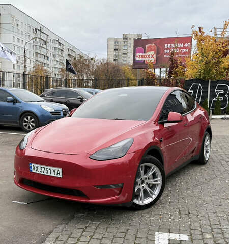 Червоний Тесла Model Y, об'ємом двигуна 0 л та пробігом 33 тис. км за 27700 $, фото 1 на Automoto.ua