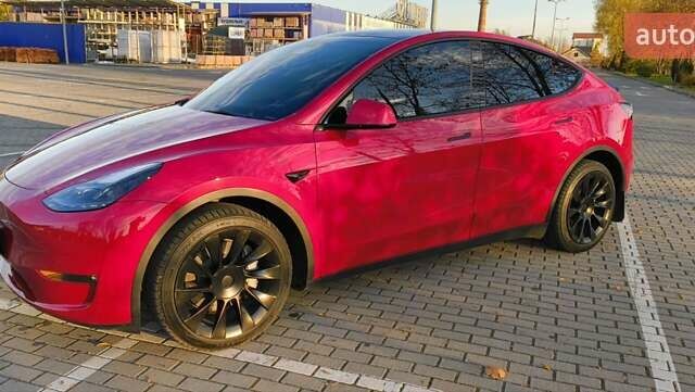 Красный Тесла Model Y, объемом двигателя 0 л и пробегом 38 тыс. км за 28000 $, фото 1 на Automoto.ua