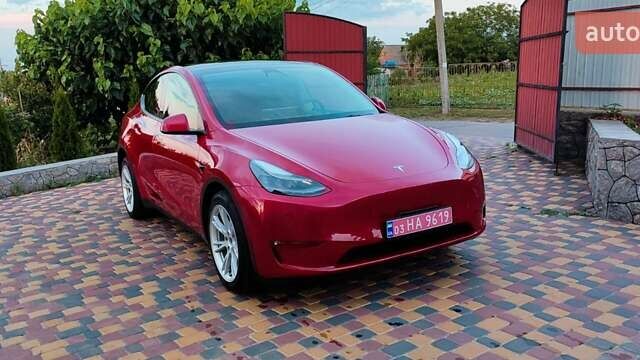 Червоний Тесла Model Y, об'ємом двигуна 0 л та пробігом 37 тис. км за 26000 $, фото 1 на Automoto.ua
