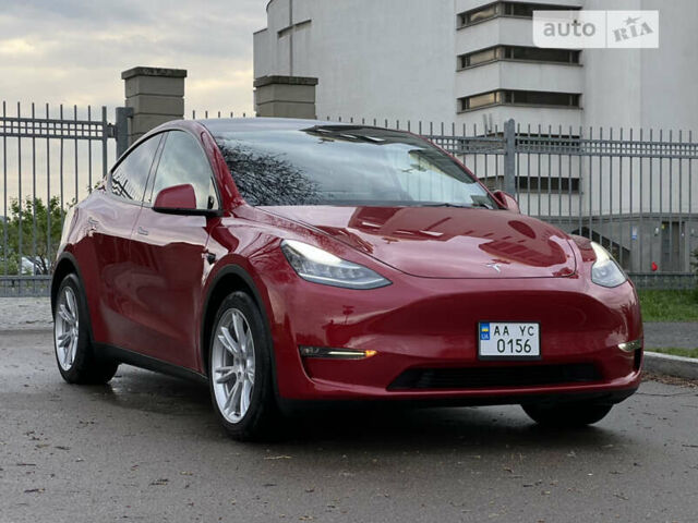 Червоний Тесла Model Y, об'ємом двигуна 0 л та пробігом 2 тис. км за 41000 $, фото 1 на Automoto.ua