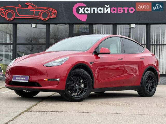 Красный Тесла Model Y, объемом двигателя 0 л и пробегом 23 тыс. км за 35500 $, фото 1 на Automoto.ua
