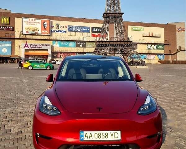 Красный Тесла Model Y, объемом двигателя 0 л и пробегом 16 тыс. км за 30800 $, фото 1 на Automoto.ua