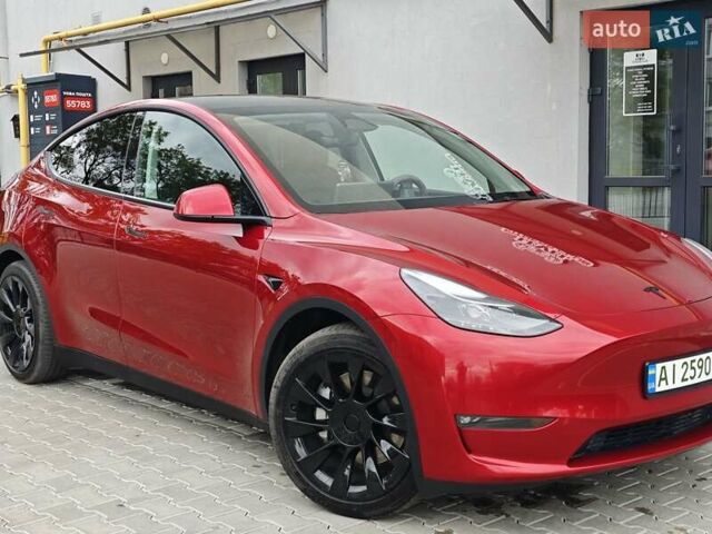 Красный Тесла Model Y, объемом двигателя 0 л и пробегом 20 тыс. км за 32000 $, фото 1 на Automoto.ua