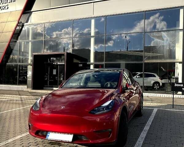 Красный Тесла Model Y, объемом двигателя 0 л и пробегом 7 тыс. км за 30500 $, фото 1 на Automoto.ua