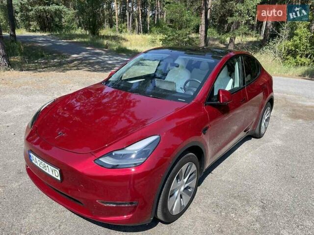 Красный Тесла Model Y, объемом двигателя 0 л и пробегом 28 тыс. км за 38300 $, фото 1 на Automoto.ua