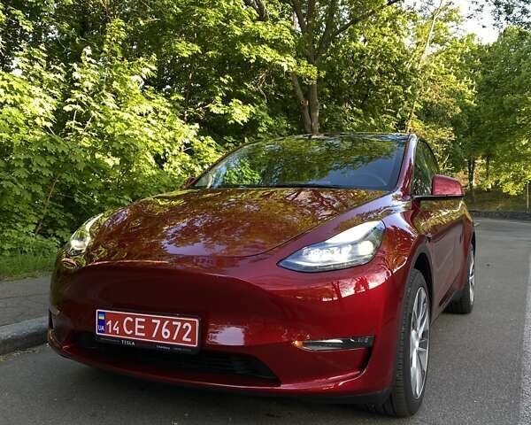 Красный Тесла Model Y, объемом двигателя 0 л и пробегом 15 тыс. км за 31500 $, фото 1 на Automoto.ua