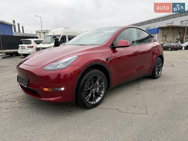 Красный Тесла Model Y, объемом двигателя 0 л и пробегом 19 тыс. км за 24500 $, фото 1 на Automoto.ua