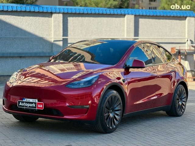 Червоний Тесла Model Y, об'ємом двигуна 0 л та пробігом 26 тис. км за 29940 $, фото 1 на Automoto.ua