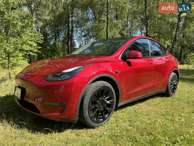 Червоний Тесла Model Y, об'ємом двигуна 0 л та пробігом 26 тис. км за 30500 $, фото 1 на Automoto.ua