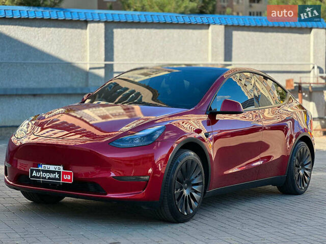 Червоний Тесла Model Y, об'ємом двигуна 0 л та пробігом 26 тис. км за 29940 $, фото 1 на Automoto.ua