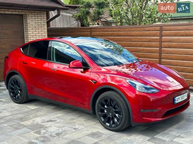 Червоний Тесла Model Y, об'ємом двигуна 0 л та пробігом 12 тис. км за 29900 $, фото 1 на Automoto.ua
