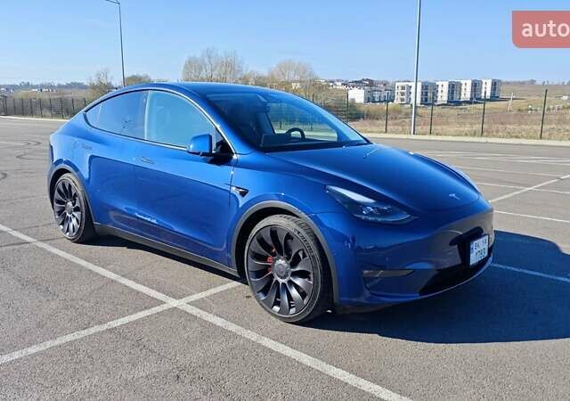 Тесла Model Y, объемом двигателя 0 л и пробегом 44 тыс. км за 28500 $, фото 1 на Automoto.ua
