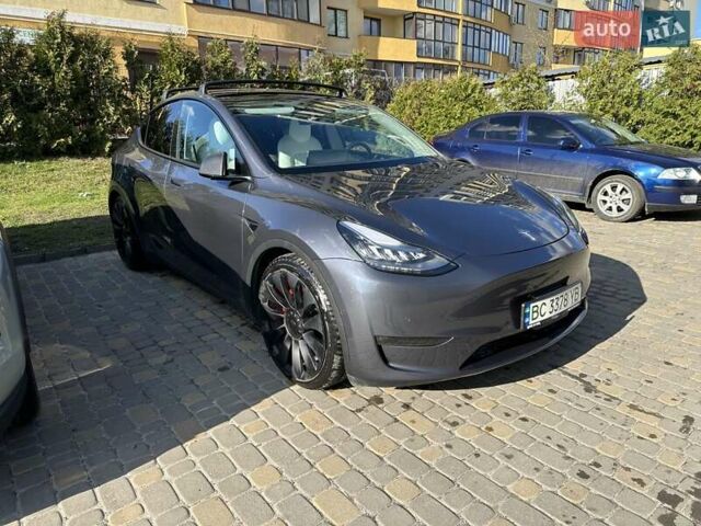 Сірий Тесла Model Y, об'ємом двигуна 0 л та пробігом 51 тис. км за 26000 $, фото 1 на Automoto.ua